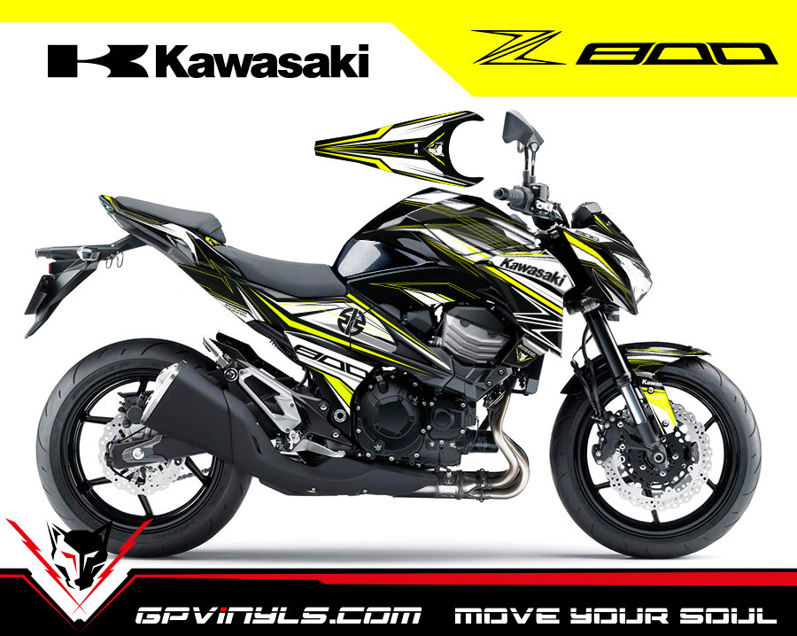 GRAPHIC DECALS KAWASAKI Z800 (2013-2016) | GPVINYLS