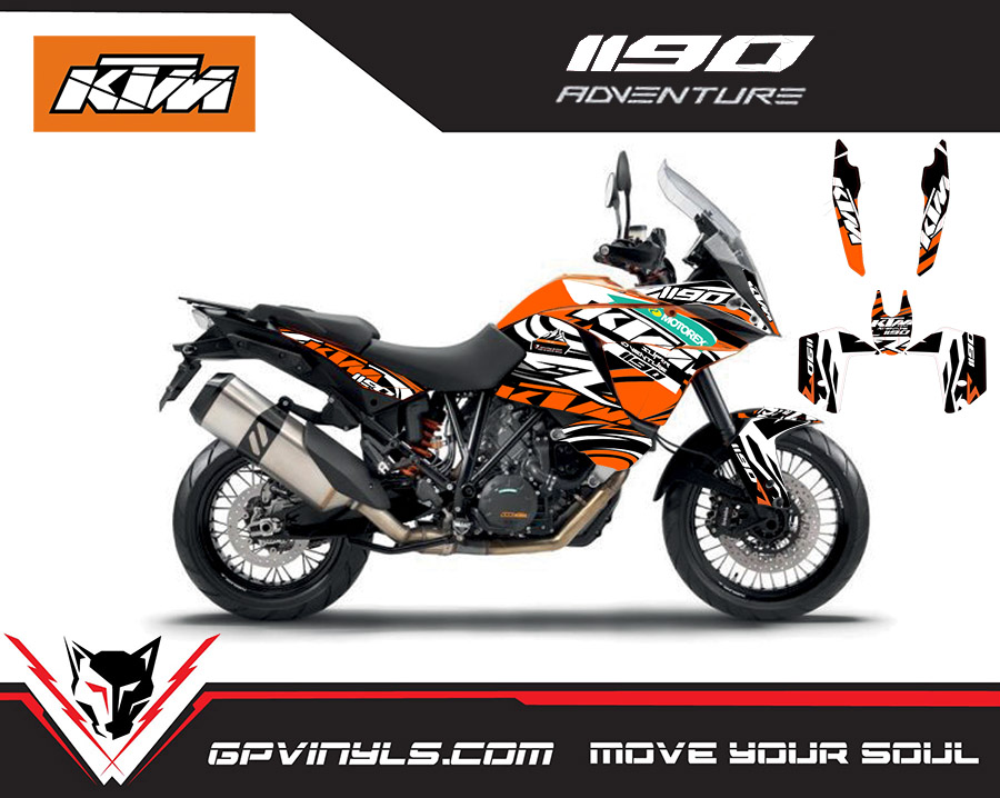 GRAPHIC DECALS KTM 1190 ADVENTURE GPVINYLS